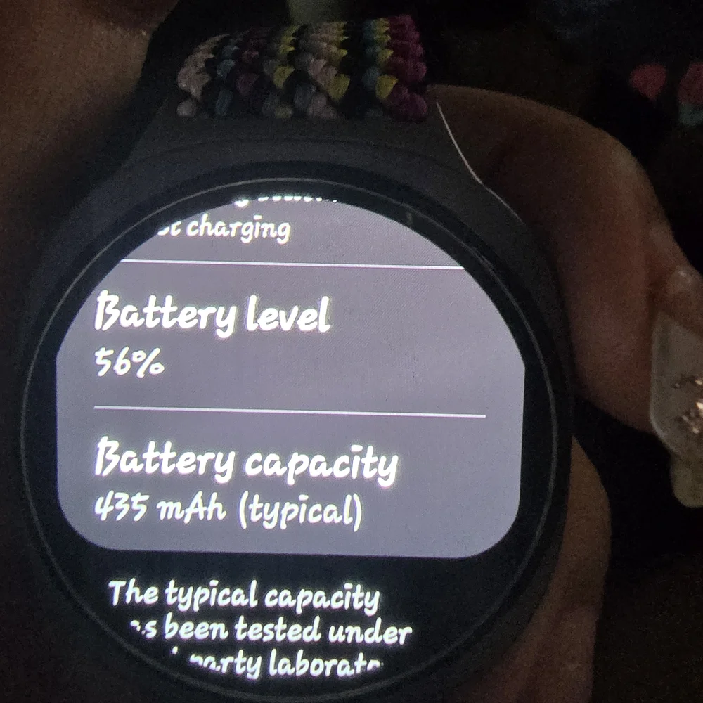 Samsung Galaxy Watch8 with Black and Colorful Band